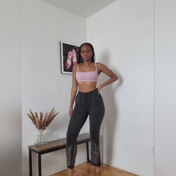 Glittery Sweatpants - Picture 1 of 7